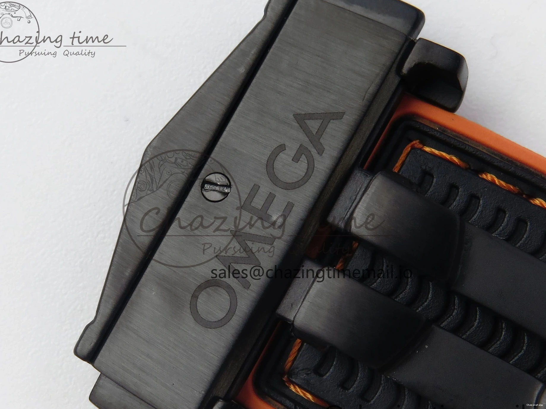 0520 Attractive Planet Ocean Master Chronometer 600M 45.5mm SCF 1:1 Best Edition Black Orange Bezel Black Dial on Black Rubber Strap A9900 Super Clone 7668